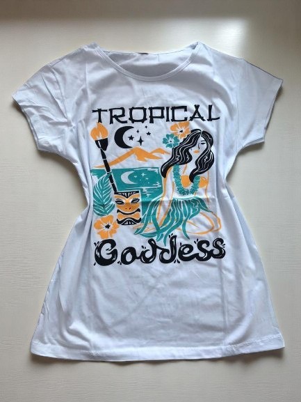 Majčka Tropical Goddess S Velikost