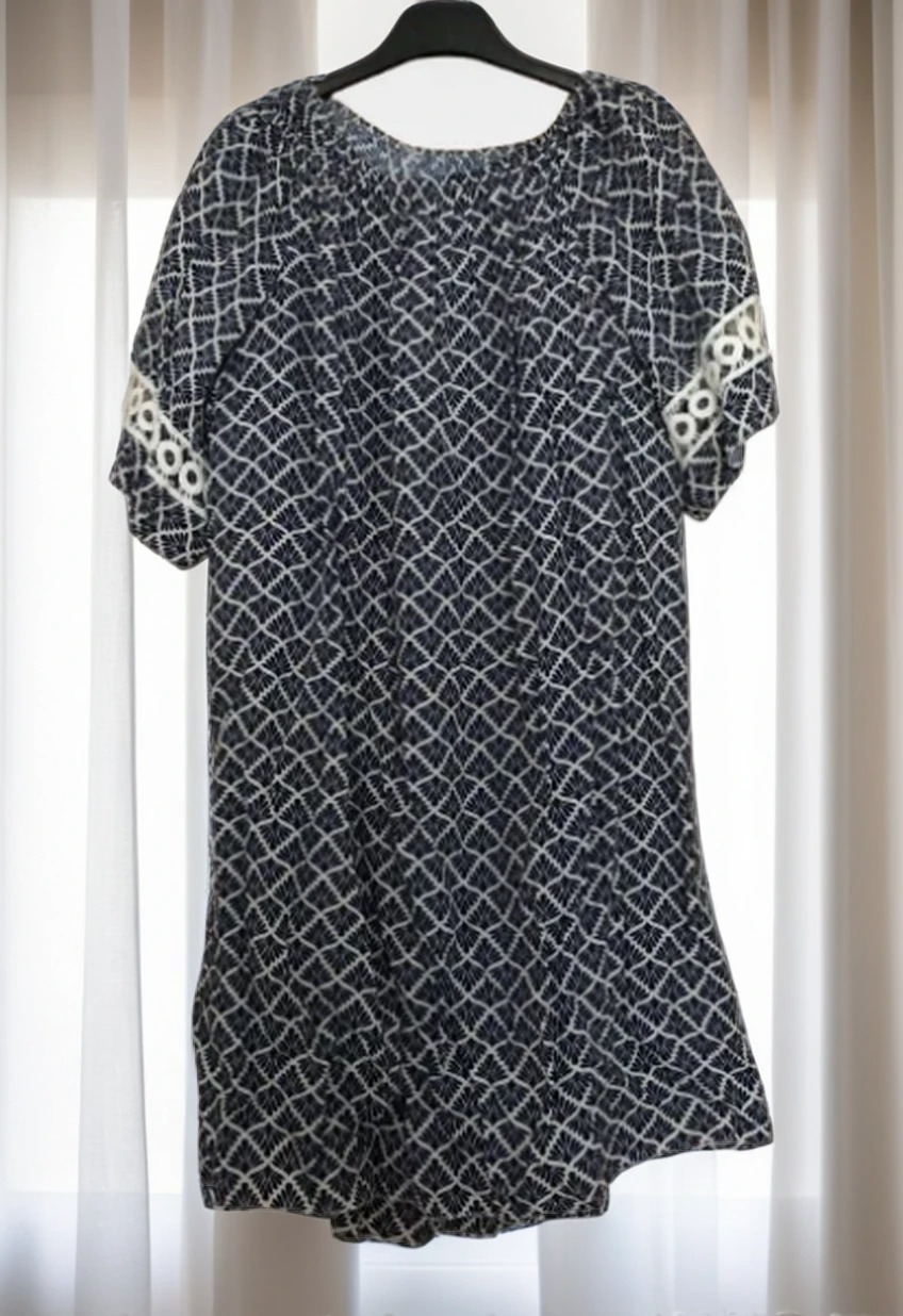 Tunika Obleka z Vzorcem UNI Velikost