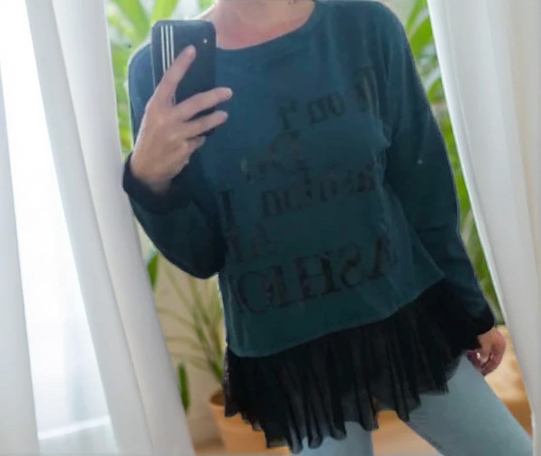 Majčka Do Fashion Modra UNI Velikost-trgovinadanija.si