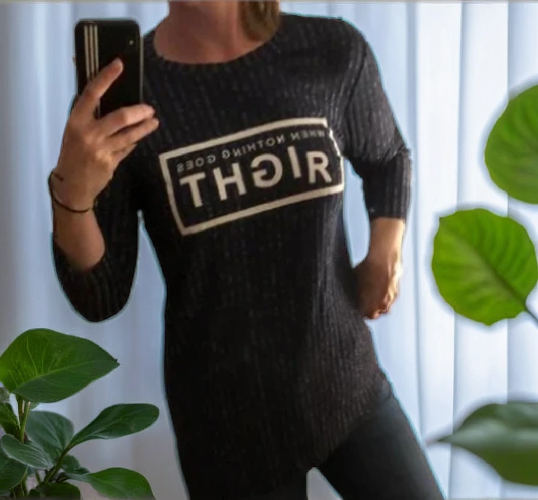 Majčka Right Modra UNI velikost-trgovinadanija.si