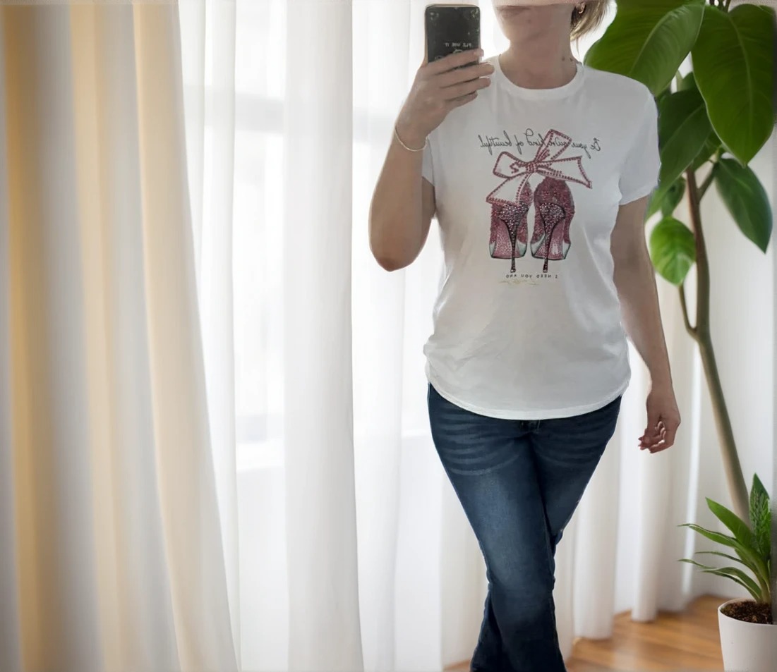 Majčka Čeveljček Roza L-XL Velikost-trgovinadanija.si