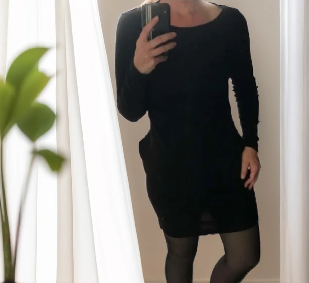 Tunika Obleka Classic Črna UNI Velikost-trgovinadanija.si