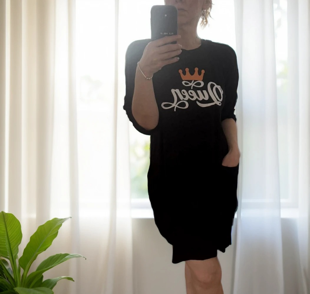 Tunika Obleka Queen S-M Velikost-trgovinadanija.si