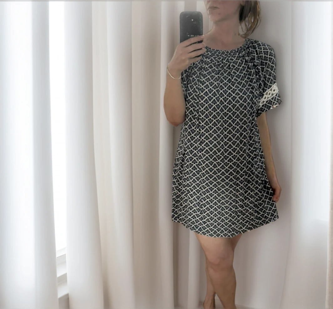 Tunika Obleka z Vzorcem UNI Velikost-trgovinadanija.si